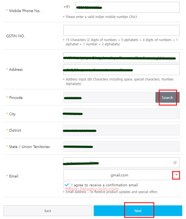 [shop-join] Mobile - India Memer Registration_Step 8