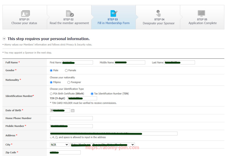 [shop-join] Philippines Memer Registration_Step 6